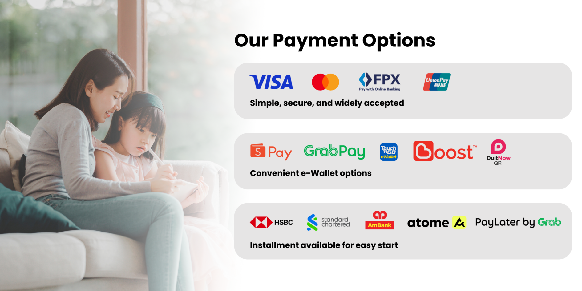 payment option